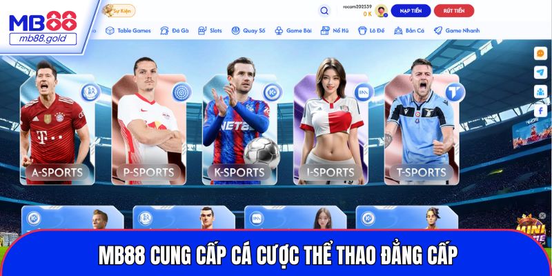 MB88 cho phép cá cược thể thao đẳng cấp