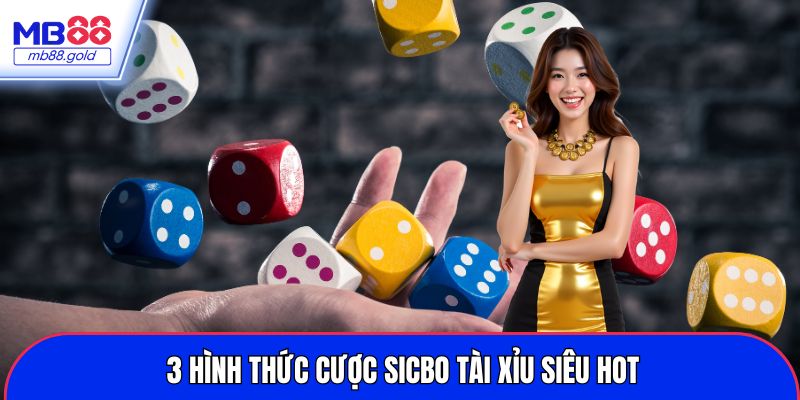 3 hình thức cược Sicbo Tài Xỉu siêu hot
